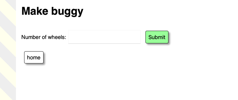 Buggy editor basic form